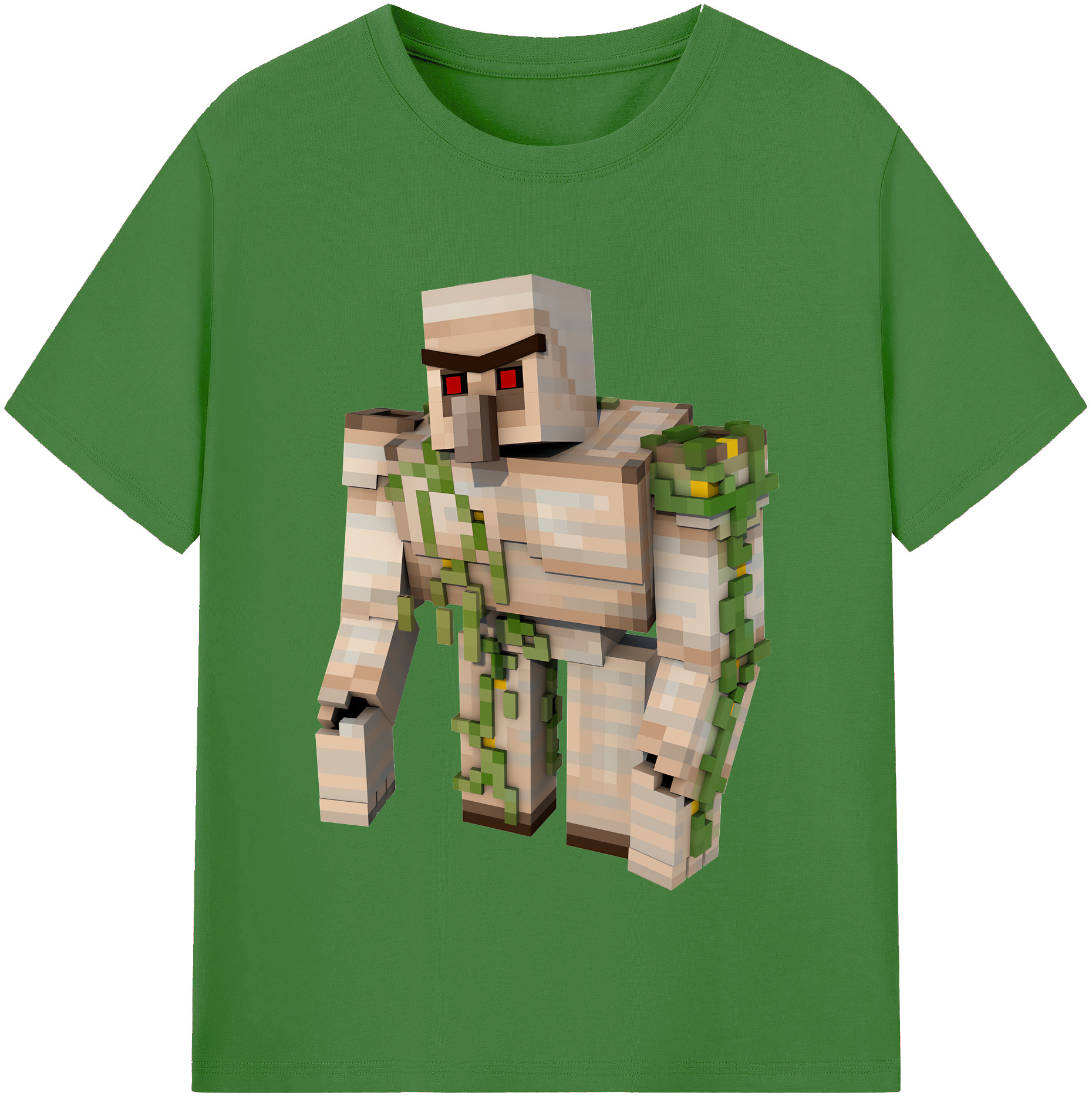 （画像用） マインクラフト ブロックの世界 Minecraft MC Block world レディースカジュアルプリントTシャツ（綿100％）